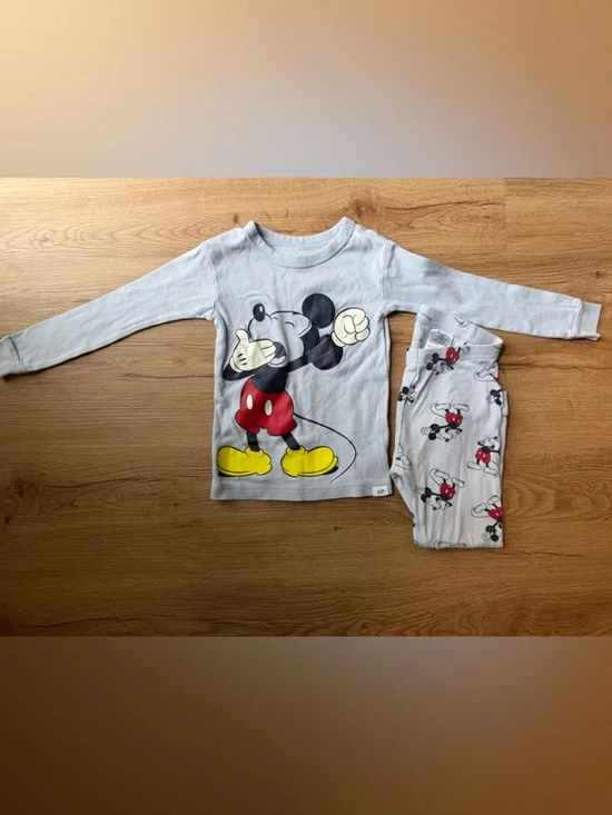 GAP Kids Pajama Sets - Blue, Light Gray, Navy, White - Picture 2 of 5